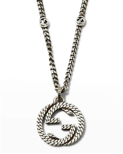 gucci long necklace|Gucci necklace men.